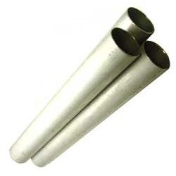 3.50" X 2 Foot Straight Pipe - Brushed Aluminum